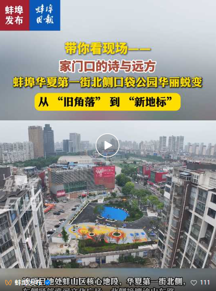 蚌埠日报-口袋公园改造.png